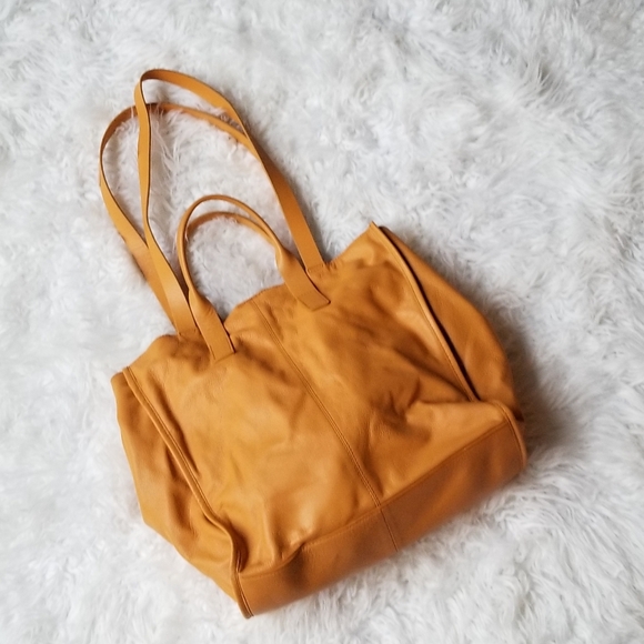 Lucky Brand Leather Tote Handbag - Picture 13 of 13
